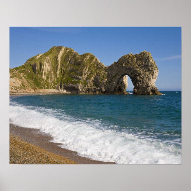 Póster Puerta Durdle, Cala Lulworth, Costa Jurásica, (Frente)