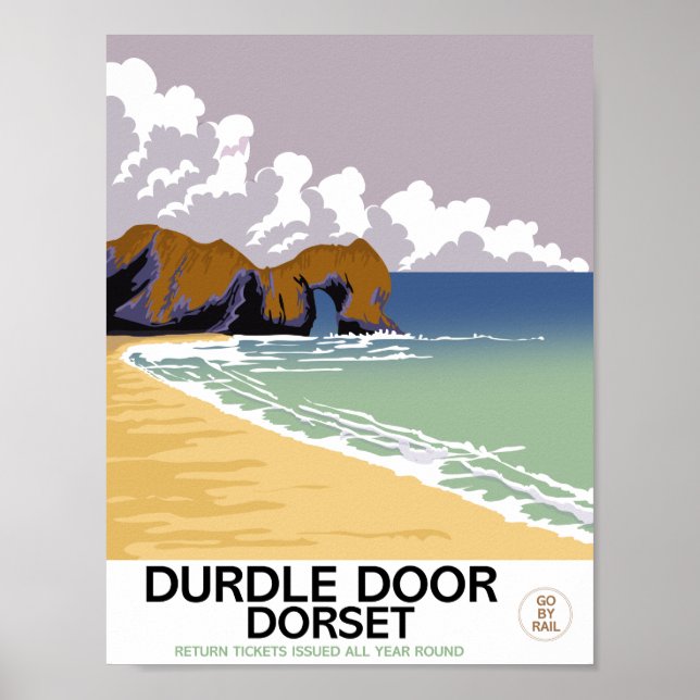 Póster Puerta Durdle Dorset (Frente)