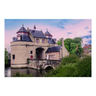 Póster Puerta histórica de Brujas