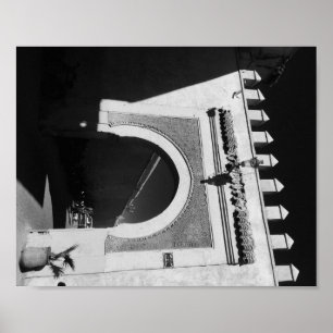 Póster Puerta marroquí