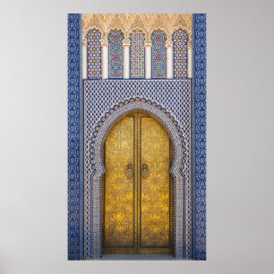 Póster Puerta Ornata Del Palacio Del Rey