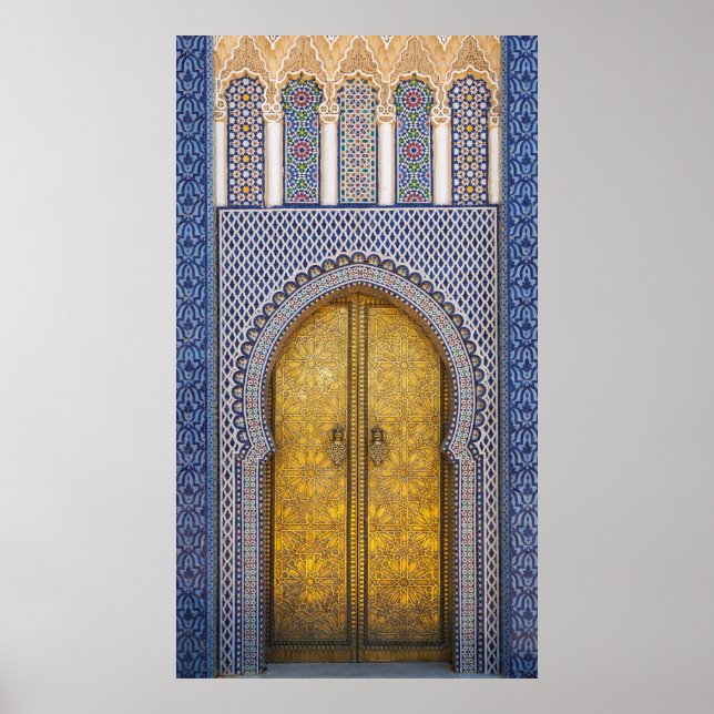 Póster Puerta Ornata Del Palacio Del Rey (Frente)