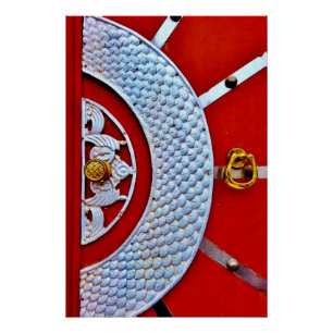 Póster Puerta roja