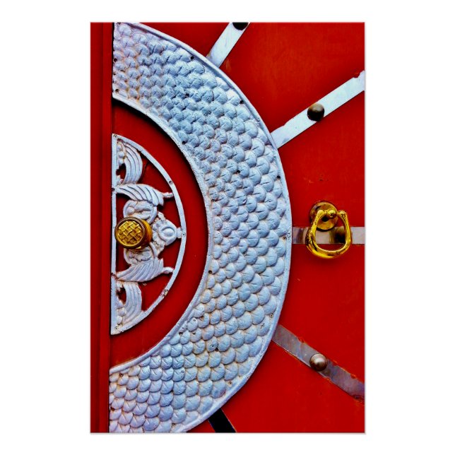 Póster Puerta roja (Anverso)