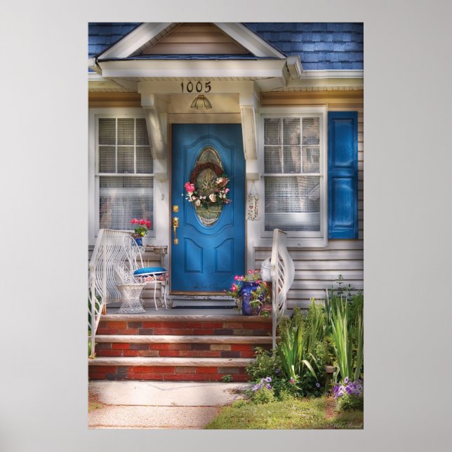 Póster Puerta - Un Poco de Azul (Frente)