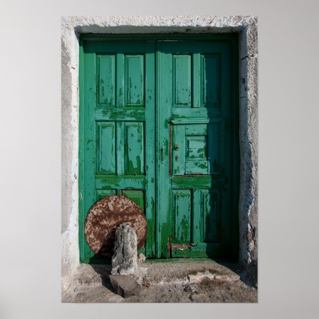 Póster Puerta verde 2 Poster (Frente)