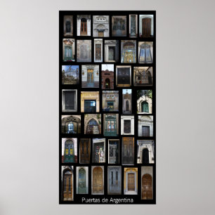 Póster Puertas de Argentina