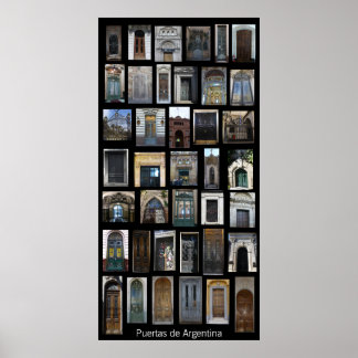 Póster Puertas de Argentina
