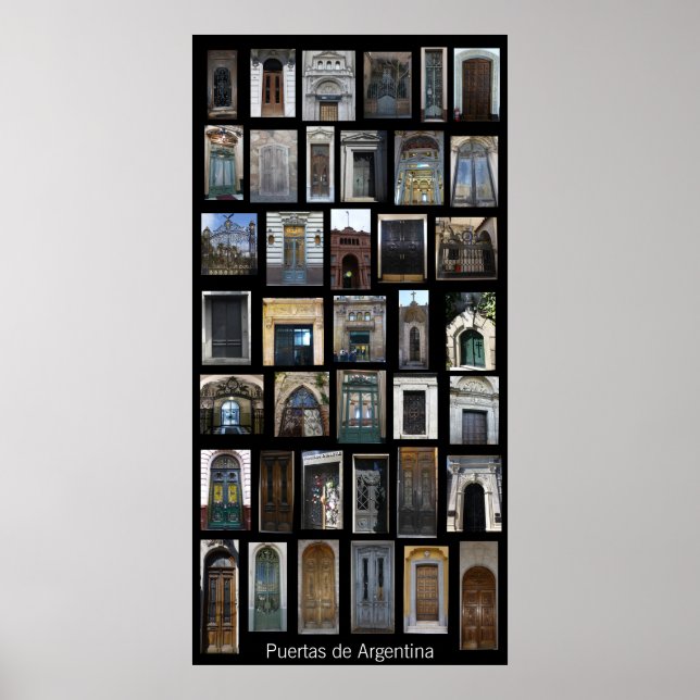 Póster Puertas de Argentina (Frente)