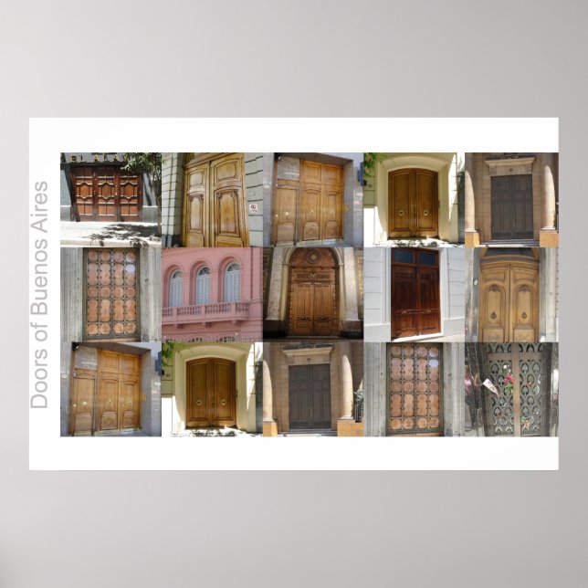 Póster Puertas de Buenos Aires (Frente)