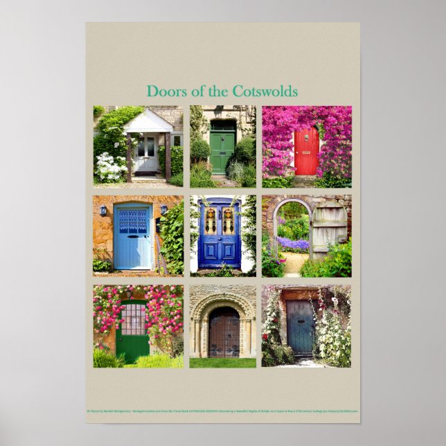 Póster Puertas de los Cotswolds (Frente)