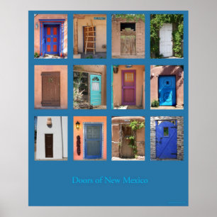 Póster Puertas de Nuevo México