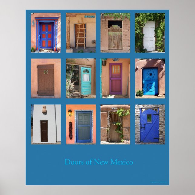 Póster Puertas de Nuevo México (Frente)