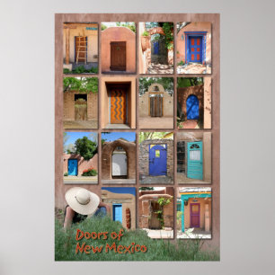 Póster Puertas de Nuevo México versión 2