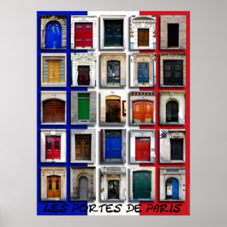 Póster Puertas de París