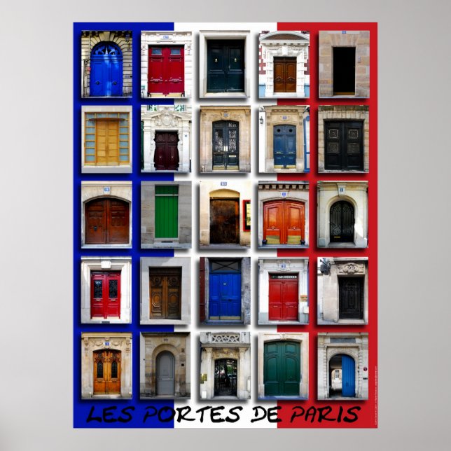 Póster Puertas de París (Frente)