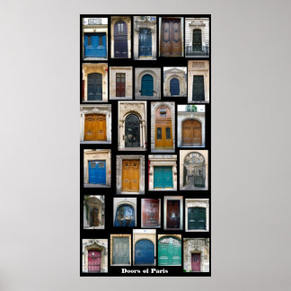 Póster Puertas de París