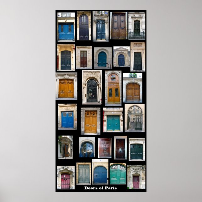 Póster Puertas de París (Frente)