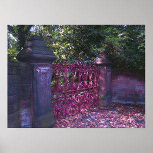 Póster Puertas del campo de la fresa, Liverpool Reino