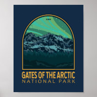 Puertas del Parque Nacional Ártico Emblema de la V
