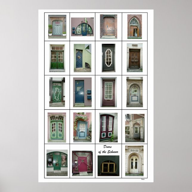 Póster Puertas del Schnoor (Frente)