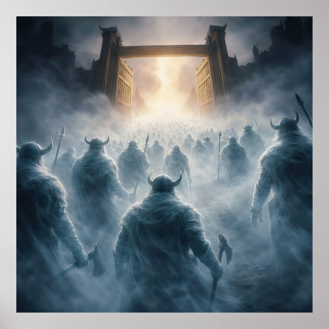 Póster Puertas del Valhalla (Frente)