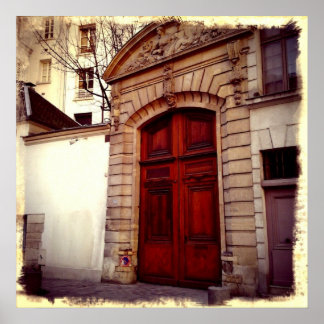 Póster Puertas francesas