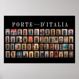 Póster Puertas italianas (Porte d'Italia)