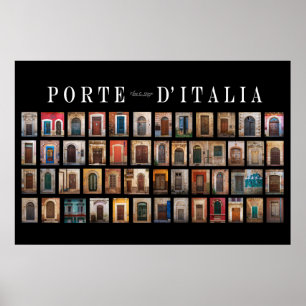 Póster Puertas italianas (Porte d'Italia)