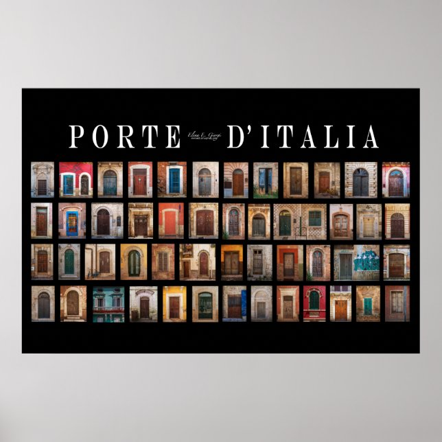 Póster Puertas italianas (Porte d'Italia) (Frente)