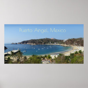 Póster Puerto Angel, México