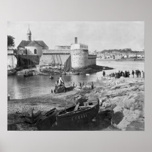Póster Puerto, Concarneau