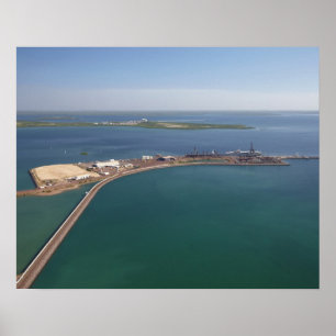 Póster Puerto de Arma Oriental, Puerto de Darwin