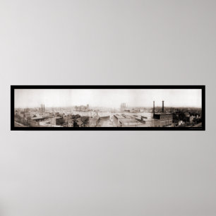 Póster Puerto de Baltimore después de la foto 1904 del
