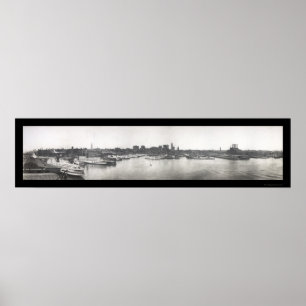 Póster Puerto de Baltimore, MD Photo 1912