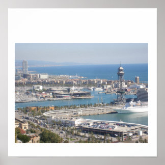 Póster Puerto de Barcelona