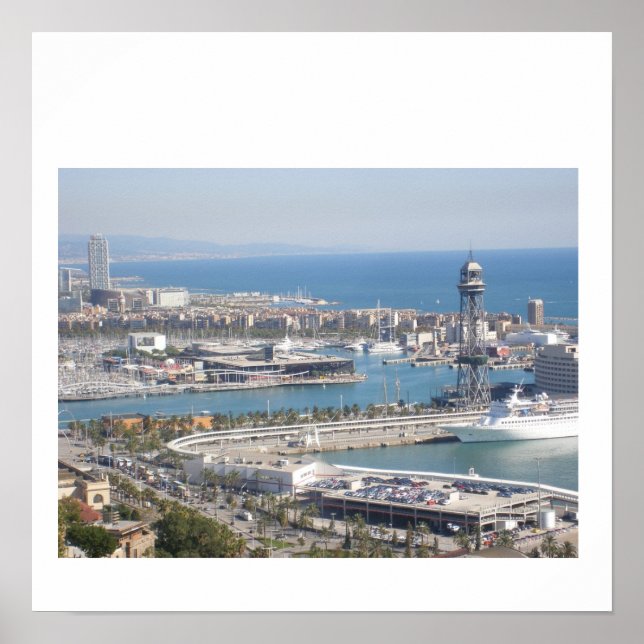 Póster Puerto de Barcelona (Frente)