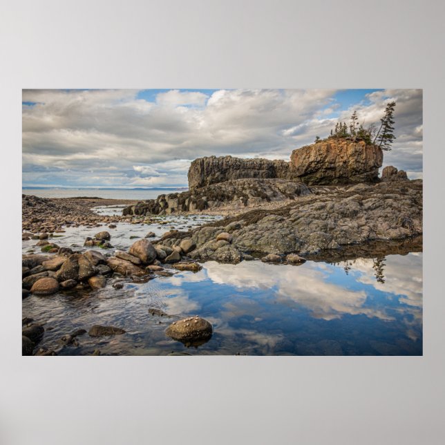 Póster Puerto de Baxter, Nueva Escocia, Canadá (Frente)