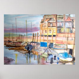 Póster Puerto de Blakeney en Norfolk