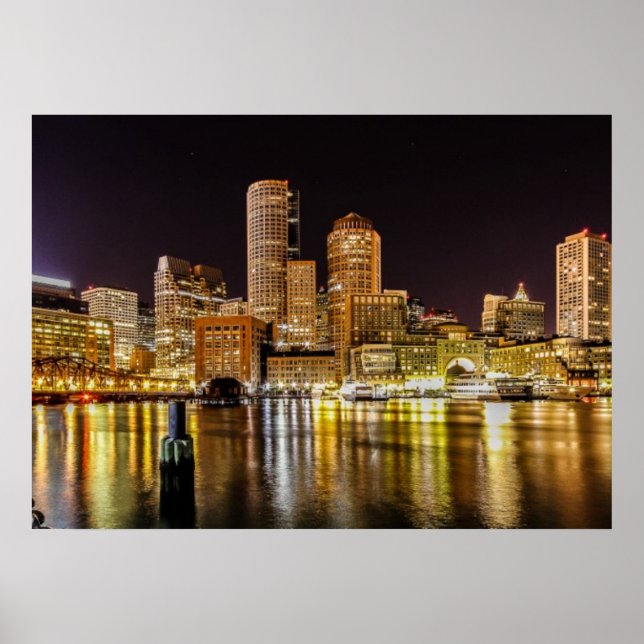 Póster Puerto de Boston (Frente)