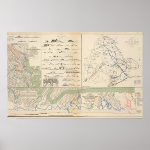 Póster Puerto de Charleston, ejército de las operaciones