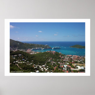 Póster Puerto de Charlotte Amalie