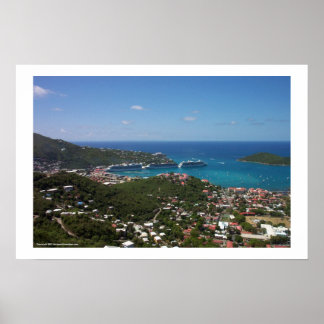 Póster Puerto de Charlotte Amalie