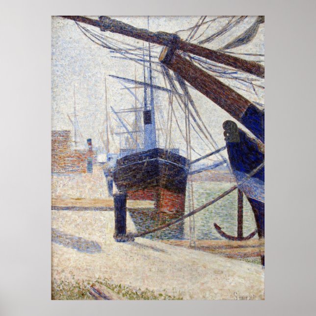 Póster Puerto de Honfleur (Frente)