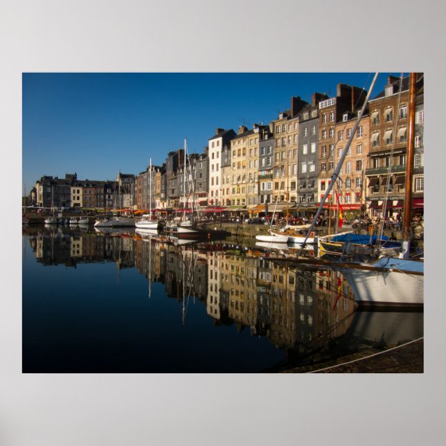 Póster Puerto de Honfleur, Francia (Frente)
