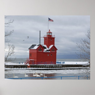 Póster Puerto de Invierno