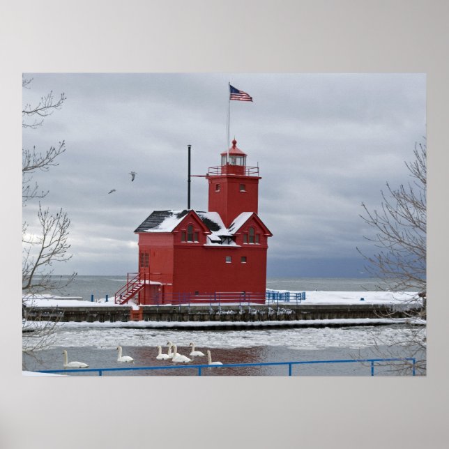 Póster Puerto de Invierno (Frente)