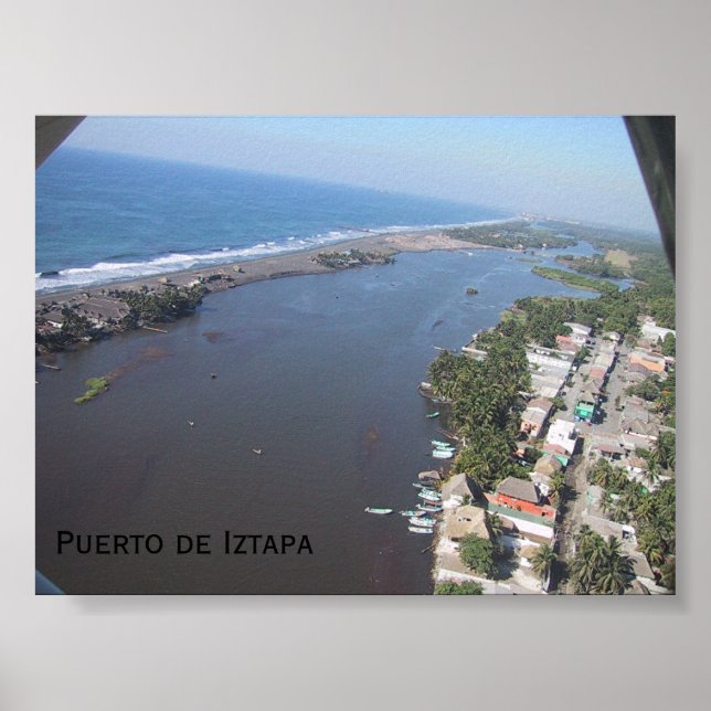 Póster Puerto de Iztapa (Frente)