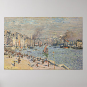 Póster Puerto de Le Havre Paisaje costero