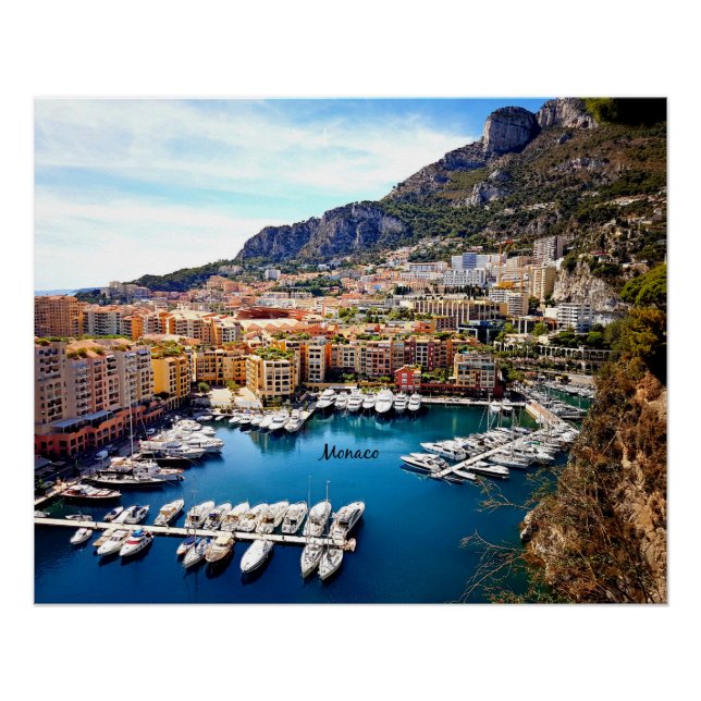 Póster Puerto de Mónaco (Anverso)